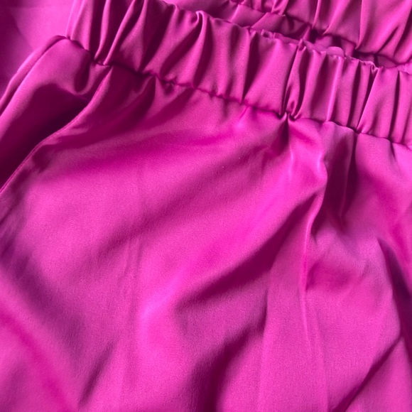 Vibrant Magenta Two-Piece Loungewear Set - Picture 4 of 8